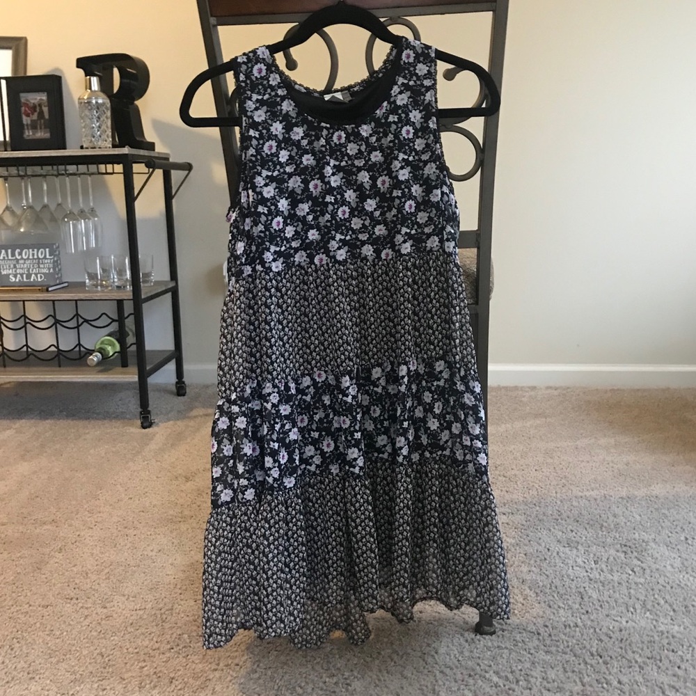 Paper Crane Floral Mini Dress